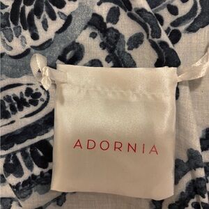 Adornia White Jewelry Organizer Pouch
